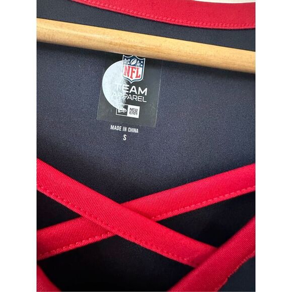 NFL Team Apparel Red and Blue Short Sleeve Game Day Shirt Size Small - Picture 2 of 4